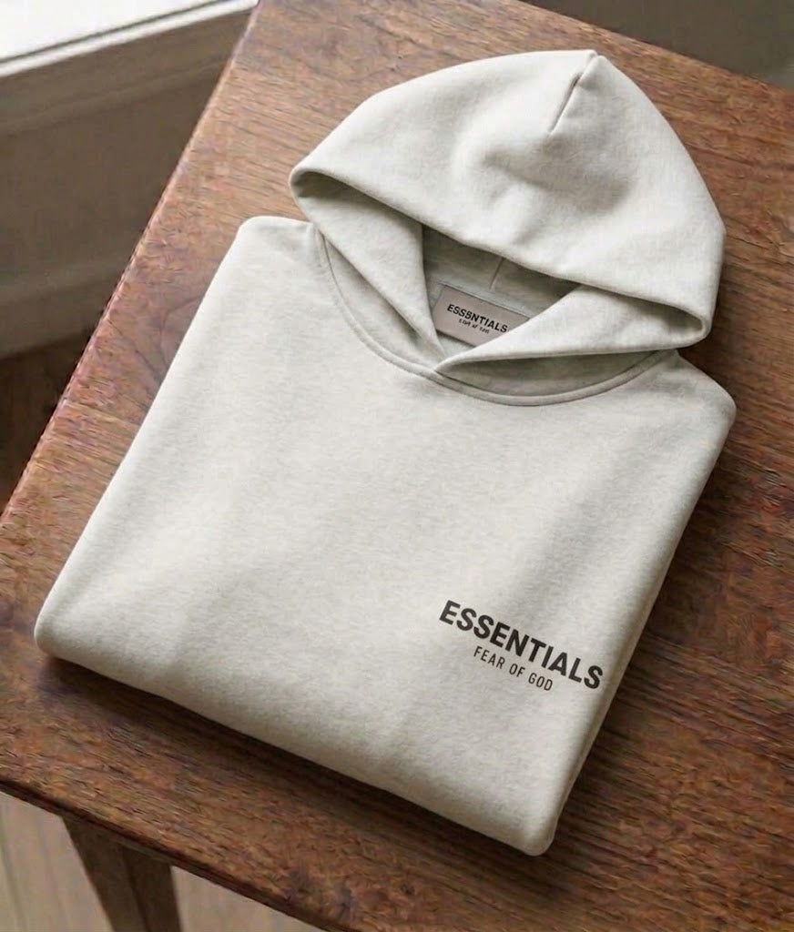 Sudadera blanca Essentials