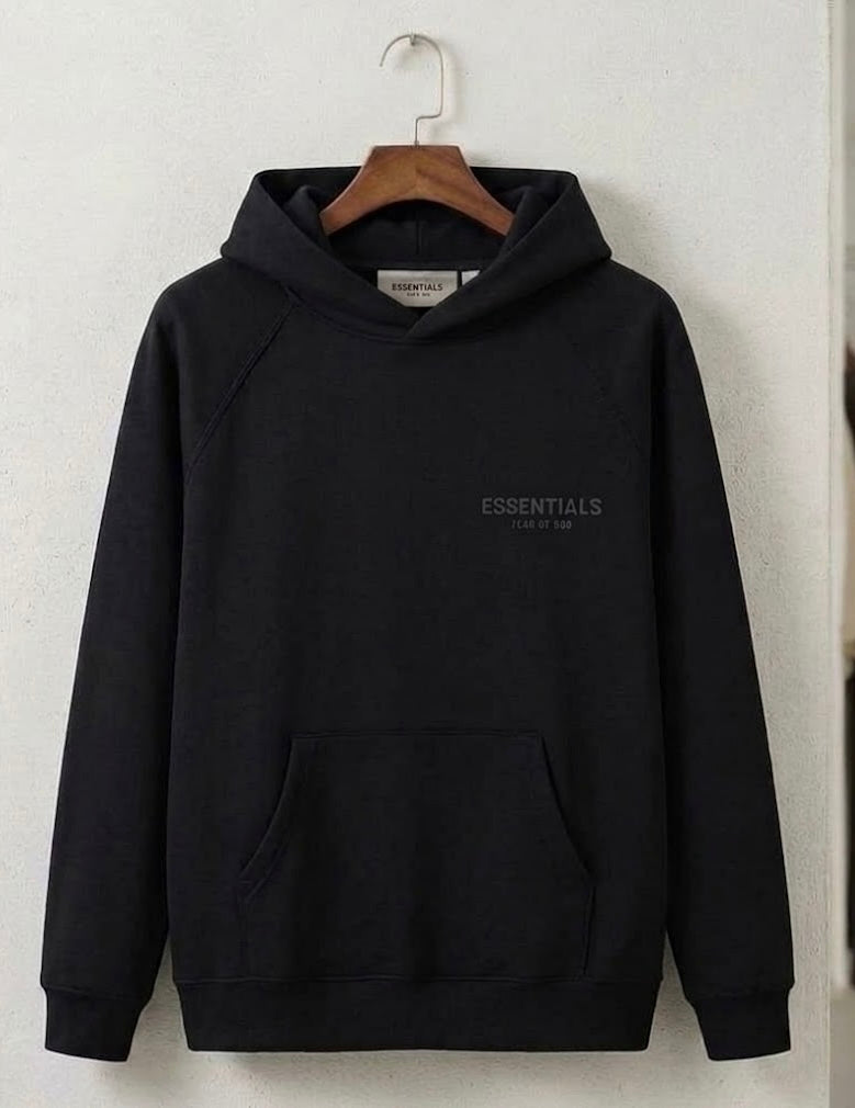 Sudadera negra Essentials